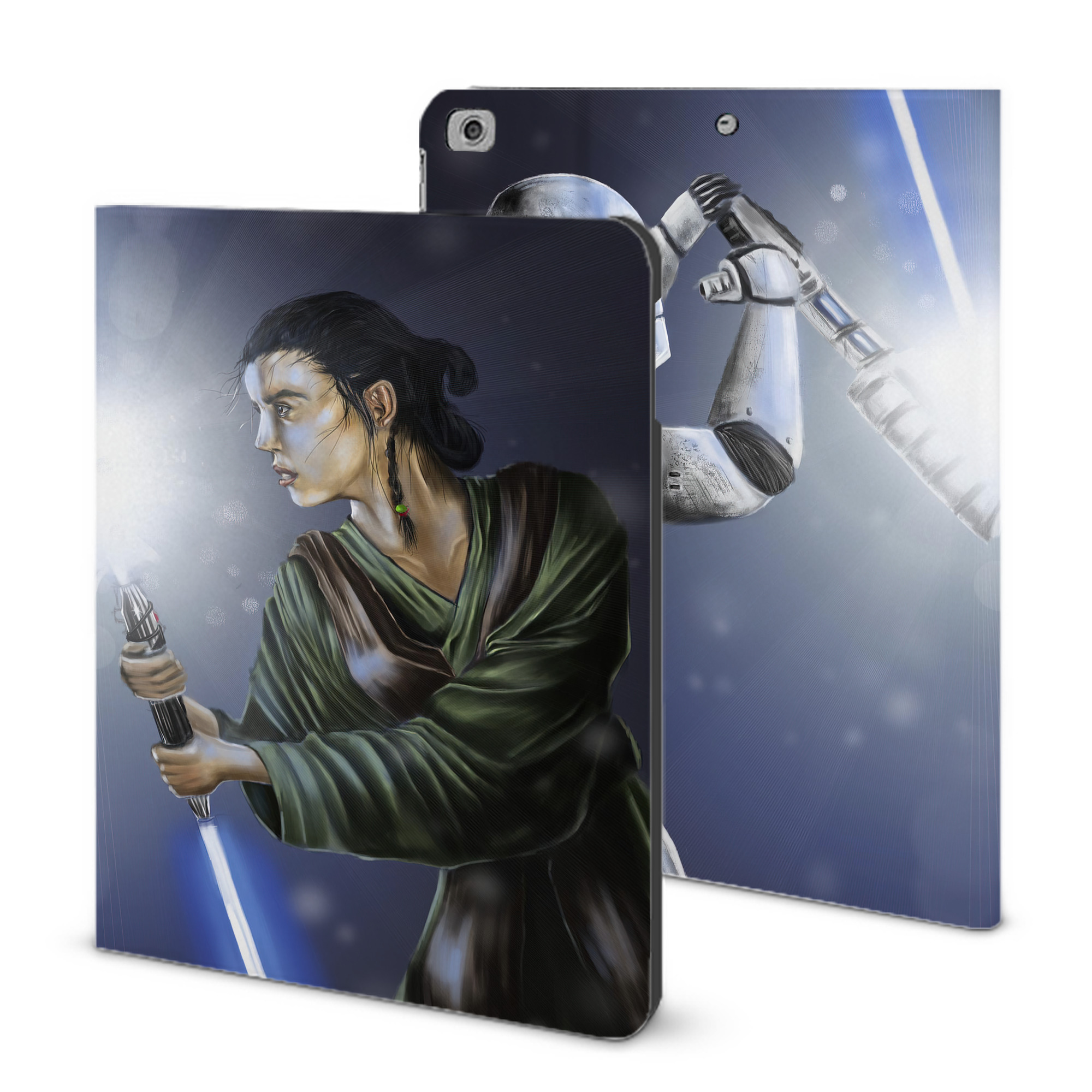（画像用） スター・ウォーズ Star Wars IPad ケース ブック型 PUレザー TPU 耐衝撃 軽量 薄型 ペン収納なし 全面保護 IPad 各モデル対応